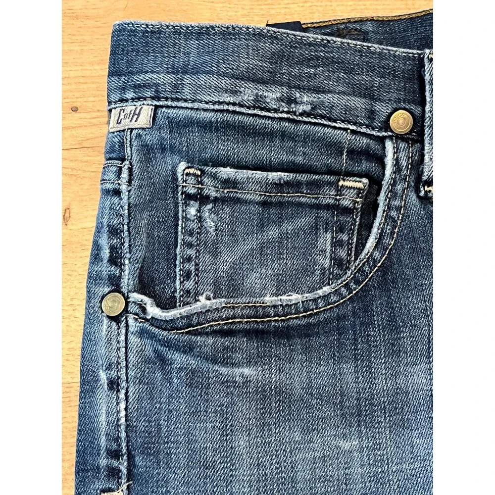 Citizens of Humanity Sid Straight Leg Jeans Medium Wash Blue Denim Size 33